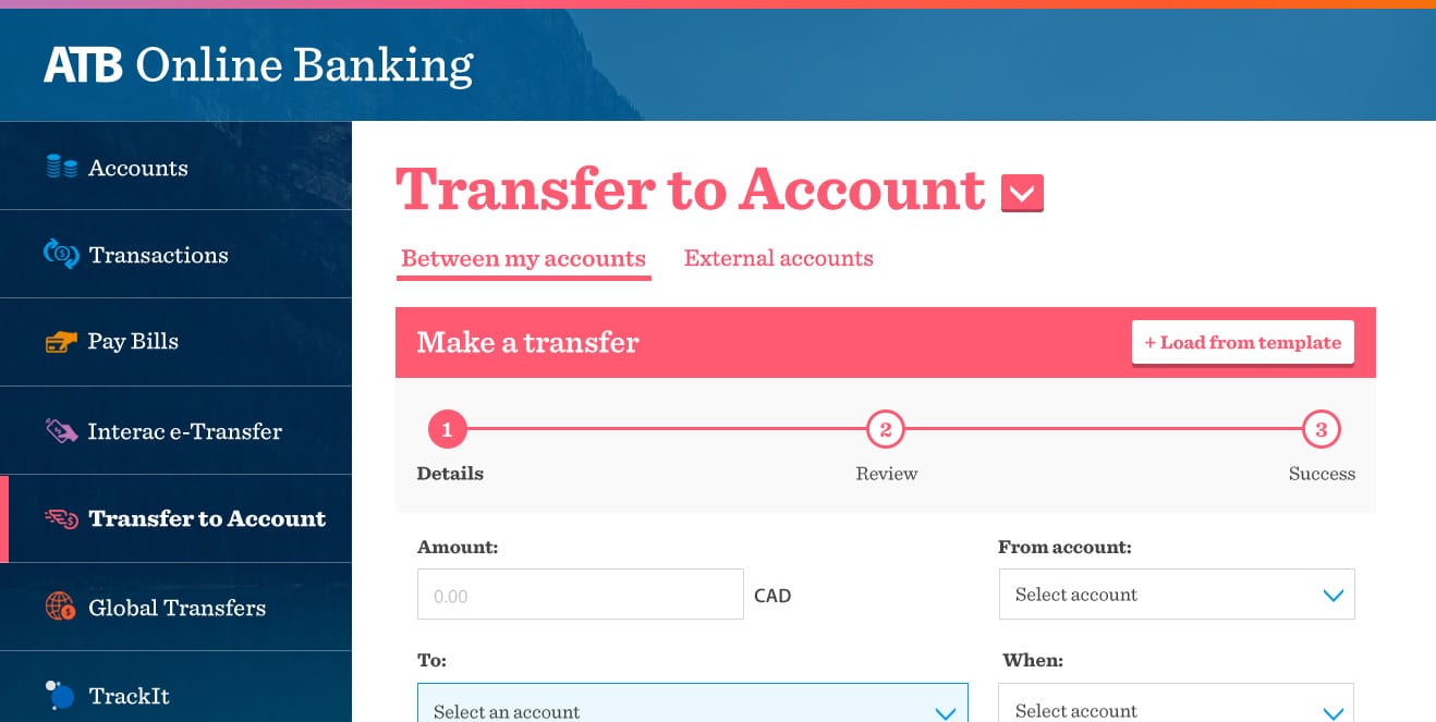 ATB Online Transfers